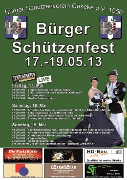 Bürgerschützenfest 2013