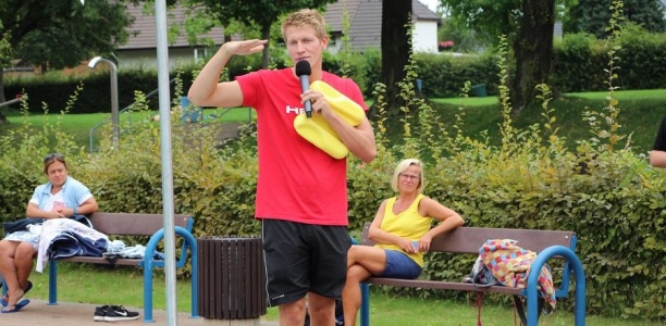Ein Deutscher Meister hautnah: Andreas Wiesner.