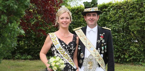 Königspaar Björn und Claudia Kurze. Foto: L. Sauerland
