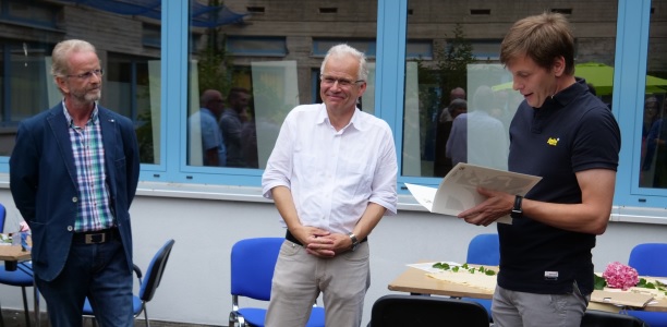 Knapp 80 Jahre verlassen das Antonianum: Clemens Quante und Martin Weber werden in den wohlverdienten Ruhestand verabschiedet