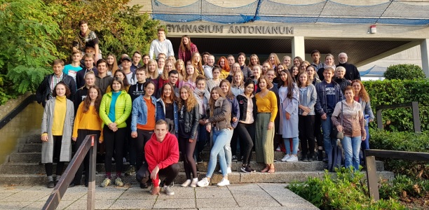 Gymnasium Antonianum empfängt tschechische Gastschüler aus Jihlava