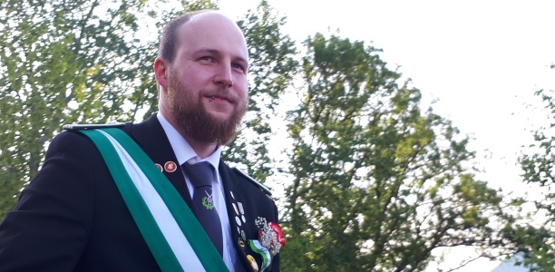Timo Schulte ist neuer König der Bürgerschützen. Foto: Laame