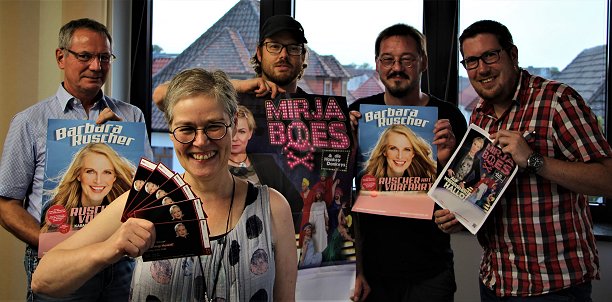 Präsentierten das Programm des Städtischen Kulturvereins für die neue Spielzeit (v.l.): Meinolf Schniedermeier, Heike Lehmann, André Schürer, Horst Bartscher und Pascal Rückert.